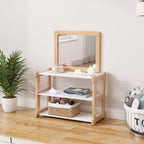 Ogears Montessori Baby Pull Up Bar, Montessori Small Mirror is Suitable for Babies Aged 6 to 18 Months, Infants Registry Item, 19.7 * 15.8 inches
