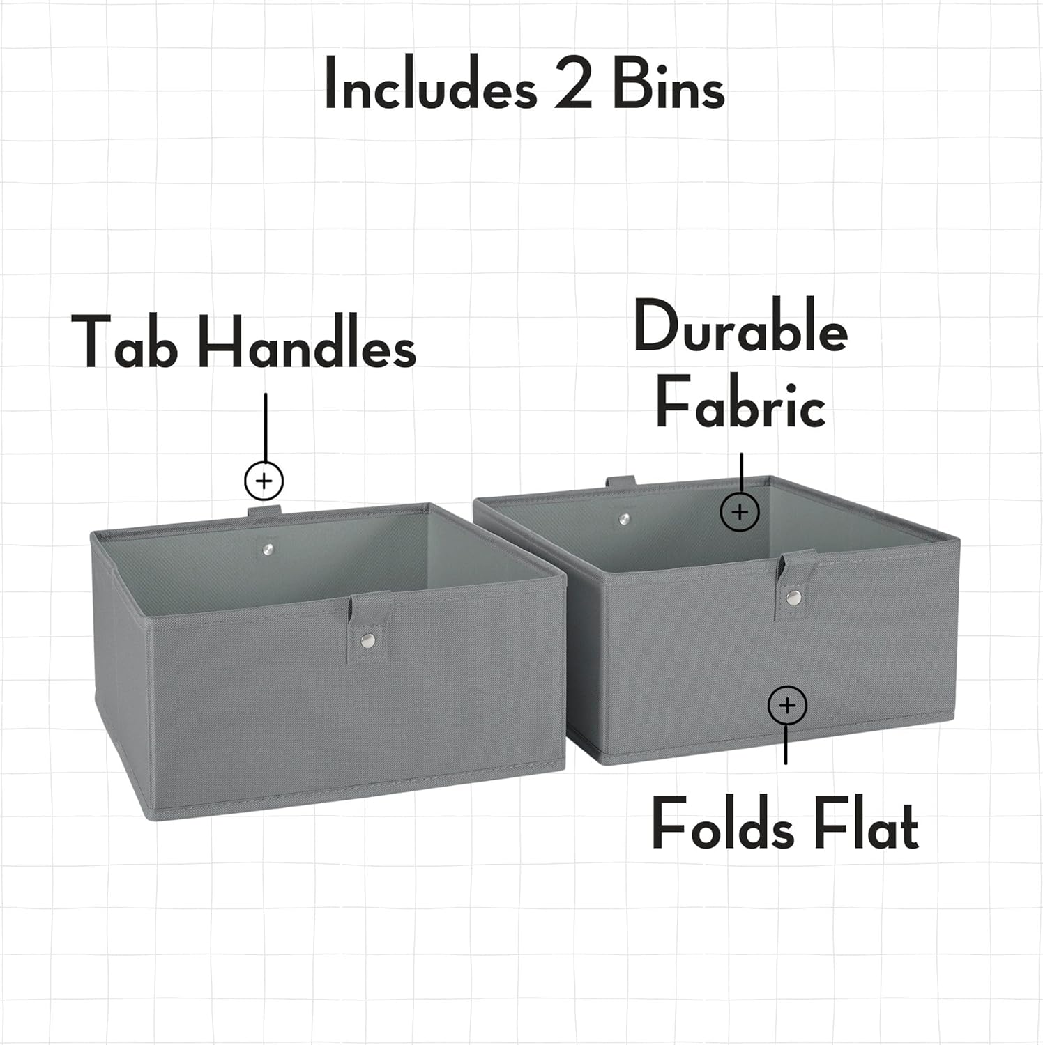 RiverRidge Kids Toy Storage Organizer Bench with 5 Cubby Spots, 2 Gray Fabric Bins & Cushioned Seat for Book Nook Playroom Storage