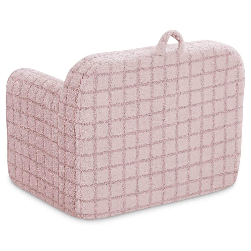 Delta Children Checkered Cozee Chair, Pink