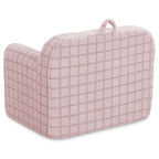Delta Children Checkered Cozee Chair, Pink
