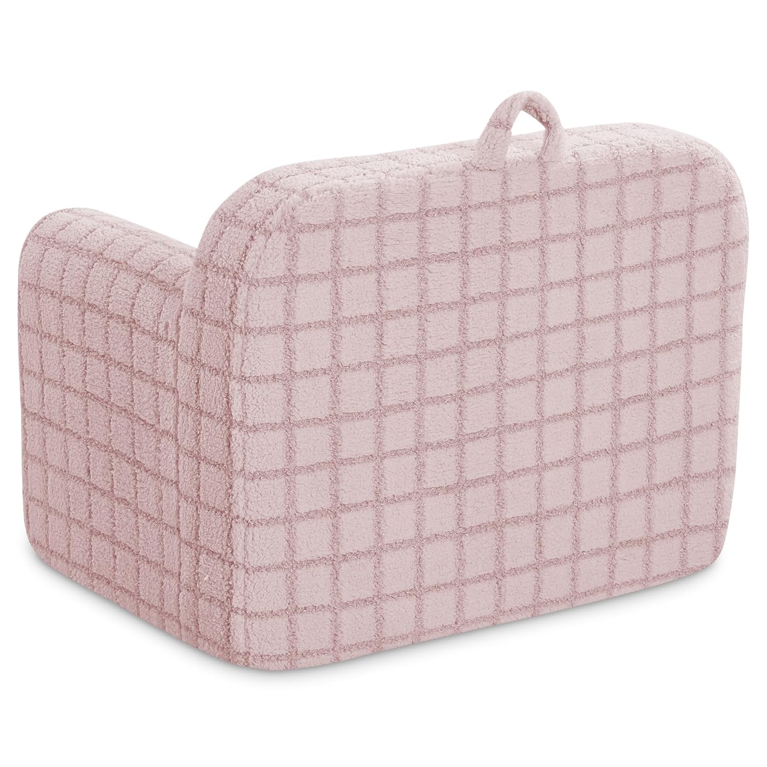 Delta Children Checkered Cozee Chair, Pink