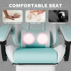 Ergonomic Video Gamer Chairs Gaming Computer Chair Gamer Chairs for Adults Massage Lumbar Support Swivel Height Adjustable Headrest Backrest