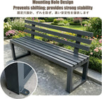 Garden Benches for Outdoors, Patio Benches for Outdoors, Accommodates 2–3 People; Weather-Resistant and Windproof; Suitable for Parks, Courtyards, and Porches.(Pink,100 * 40 * 80CM)