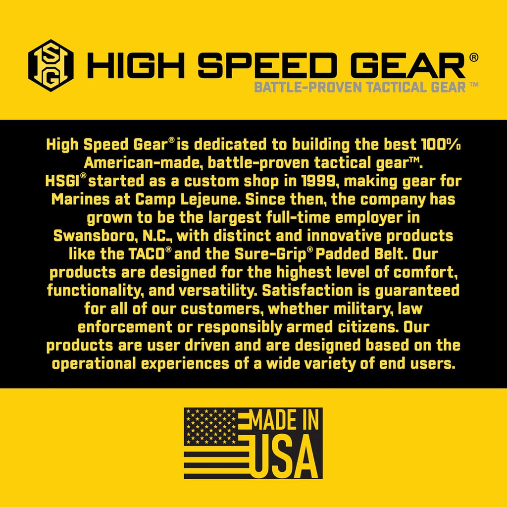 High Speed Gear - X2R Taco MOLLE Mag Pouch, Police Gear & Military Gear, Tactical Magazine Pouch for Professionals