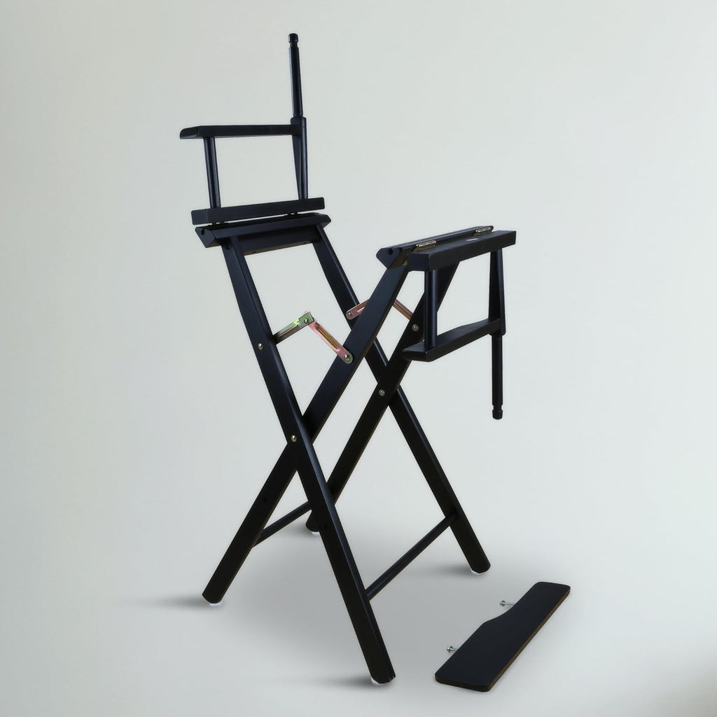 Casual Home 230-02/021-34 Director Chair 30" - Bar Height BlackFrame/Gold Canvas