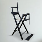 Casual Home 230-02/021-34 Director Chair 30" - Bar Height BlackFrame/Gold Canvas