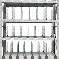 20 Pcs 60 * 40CM Pack Wire Shelf Divider, Closet Dividers Shelf Organizers, Ideal for Product Display and Organization, Retail Shelving by Clip Strip Marker Label，Separators for Clothes