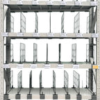 20 Pcs 60 * 40CM Pack Wire Shelf Divider, Closet Dividers Shelf Organizers, Ideal for Product Display and Organization, Retail Shelving by Clip Strip Marker Label，Separators for Clothes