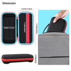 co2CREA Carrying Case for Nintendo Switch 2 (2025), Hard EVA Travel Bag Fits Nintendo Switch 2 Console, Holds 12 Game Cartridges, Organizer for Joy-Con and Accessories – Black