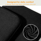 SWEMSTAR Chair Cushions - 15"*17" Kitchen Dining Chair Pads Foam Seat Cushion for Chairs Barstool Cushions Non Slip Seat Pad - Black