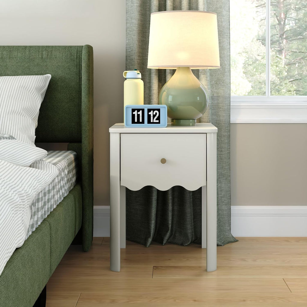 Max & Lily Sutton Nightstand, Linen White