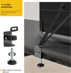 TV Safety Straps Furniture and TV Wall Anchors and Punch-Free Clamp Straps for Baby Proofing, VESA Mounting, Metal Connectors, Black