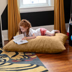 Jaxx 3.5 Ft Pillow Saxx Kids Bean Bag, Camel