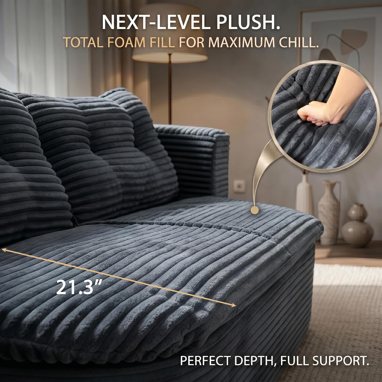 78.7-inch Folding futon Sofa Bed, Full-Size Convertible Sleeper couch Bed, Memory Sponge Double settee with Comfortable Mattress, Suitable for Living Room and Guest Room (dark gray, 78.7 inches)