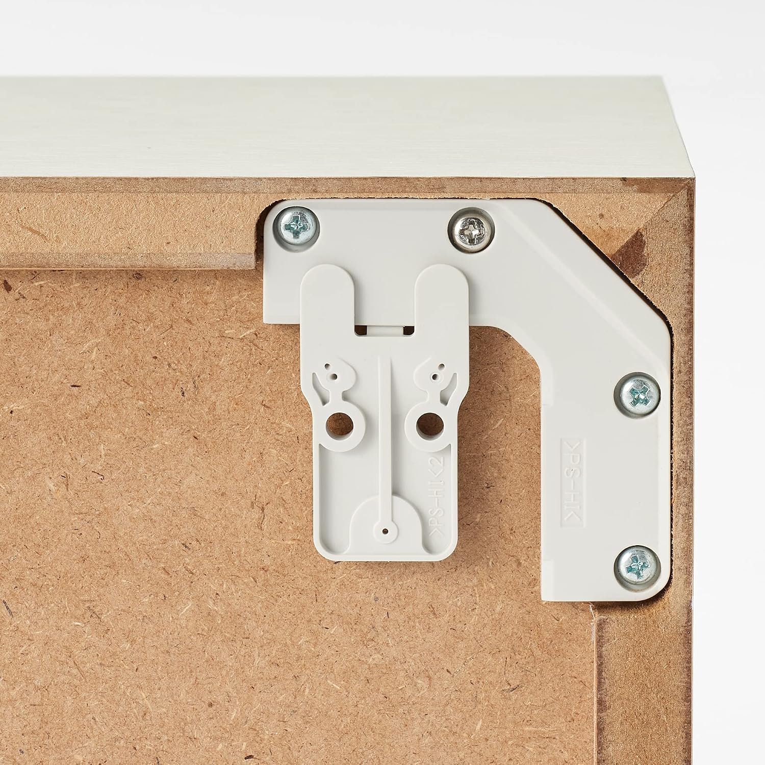 Muji 44520673 Wall Furniture Box, Oak Wood, Light Gray, Width 17.3 x Depth 6.1 x Height 7.5 inches (44 x 15.5 x 19 cm)