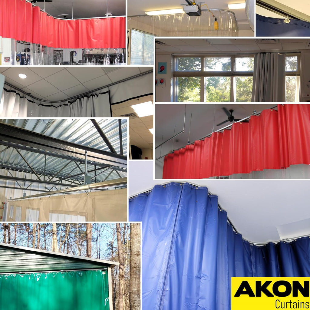 Industrial Curtain Track | Steel Curtain Tracks | Hang your industrial curtains easily