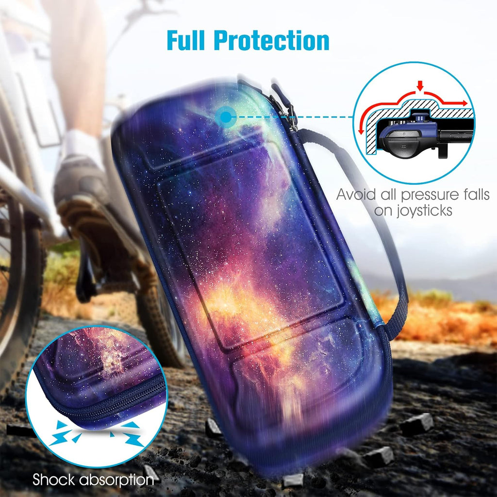 Fintie Carrying Case for Hori Nintendo Switch Split Pad Pro Controller - [Shockproof] Protective Cover Travel Bag w/30 Game Card Slots, Compatible with Nintendo Switch OLED Model