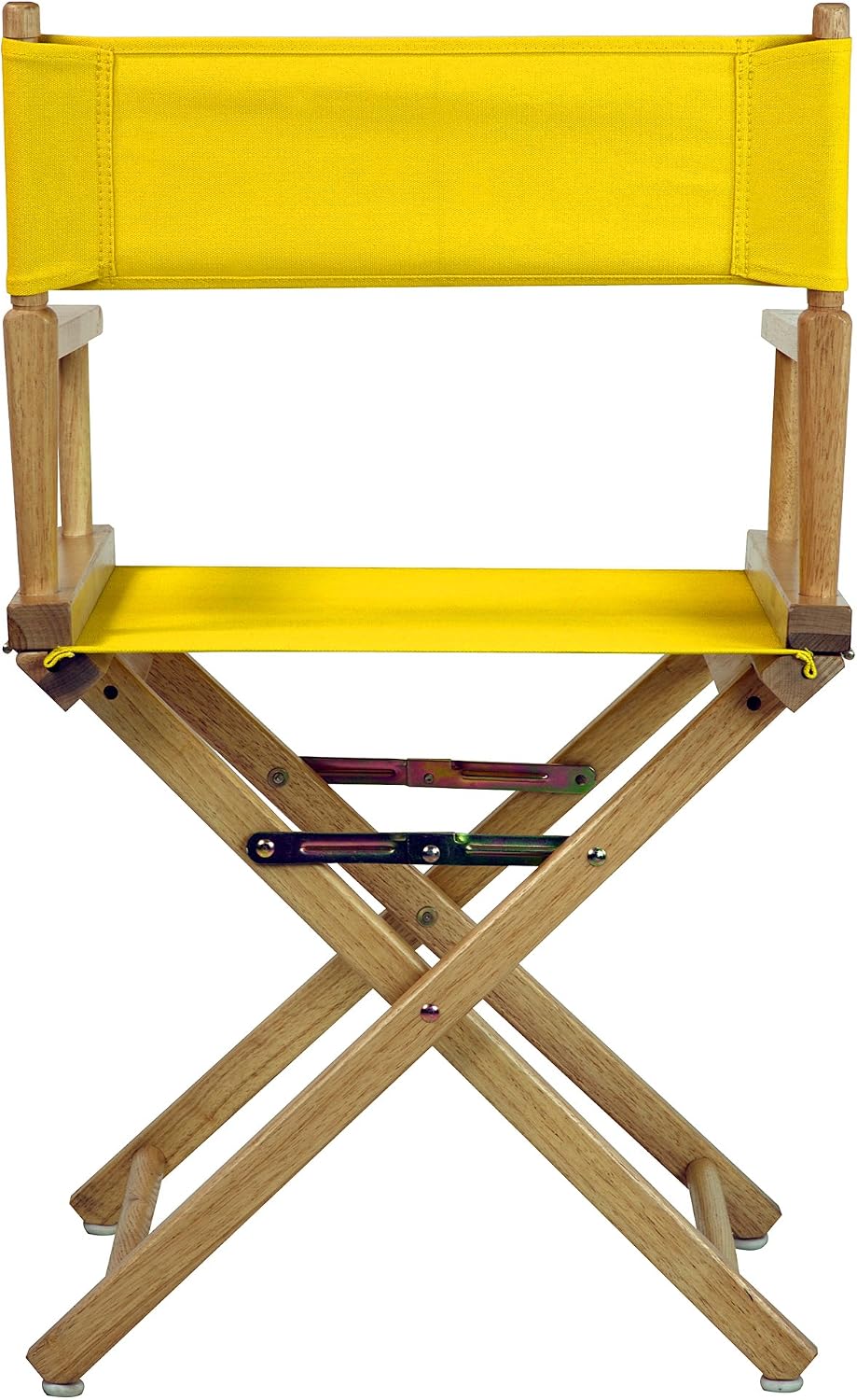 Casual Home 200-00/021-34 Director's Chair 18" - Classic Height Natural Frame/Gold Canvas
