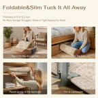 2x8 Beige Washable Runner Rug for Hallway Kitchen Soft Low Pile Lightweight Runner Rug Non Slip Vintage Accent Carpet Bathroom Front Door Beside Bed Home Decor