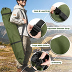 Xxerciz Camping Chair Replacement Bag 48 Inches Folding Chair Carry Bag with Adjustable Shoulder Strap Nylon Storage Tent Bag Heavy Duty Chair Bag for Travel Camping Sports (Exclude Chair)