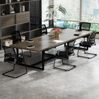 Tangkula Office Guest Chair Set of 12, Reception Chairs Conference Room Chairs with Adjustable Lumbar Support & Sled Base, Modern Mid Back Mesh Desk Chair no Wheels