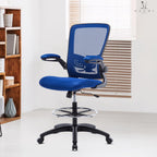 Naomi Home Serena Mesh Chair Blue/Black