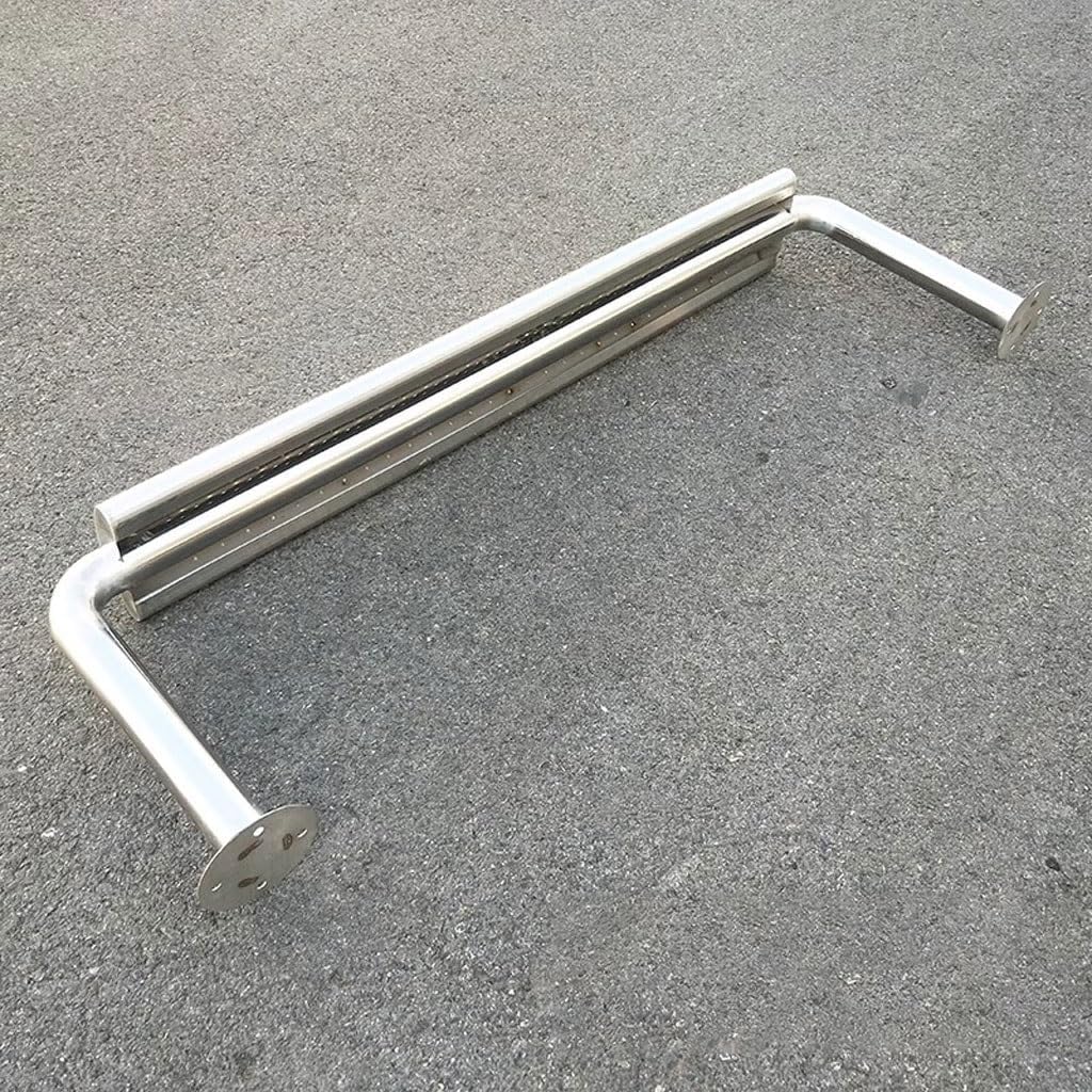 Patio Benches for Outdoors Stainless Steel Bench Park Chair Outdoor Rest Simple Waiting Bus Garden Benches for Outdoors