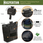 Maxpedition Rollypoly Folding Dump Pouch (Black) 9.4 inch