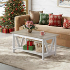 WLIVE Coffee Table with End Table