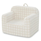 Delta Children Checkered Cozee Chair, Cream