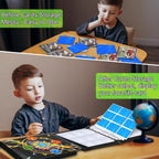 Card Binder for Cards, 9-Pocket Trading Card Binder with 50 Removable Sleeves Fits 900 Cards, Great Creative Design Card Collection Binder Album Gift for Boys Girls Aged 4 to 16 (900 Pockets)