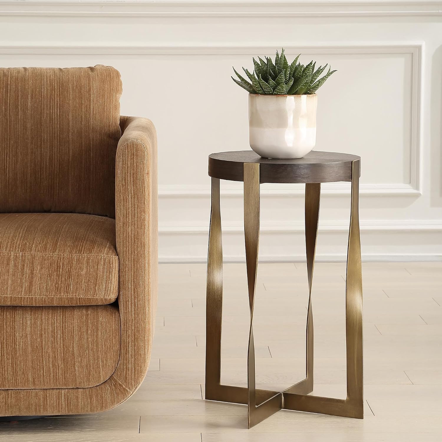 Uttermost 50061 Drew - Accent Table-24 Inches Tall and 16.13 Inches Wide