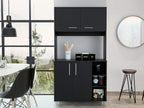3-Shelf Pantry Cabinet,Buffet Kitchen Sideboard,Black Wengue,for Kitchen,Dining Room,37.4 * 15.74 * 70.86