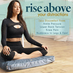 Florensi Zabuton Meditation Mat Velvet Floor Cushion for Sitting 32 x 32 in Meditation Pillow with Cotton Insert Floor Seating Cushion for Meditation Yoga Prayer and Relaxation