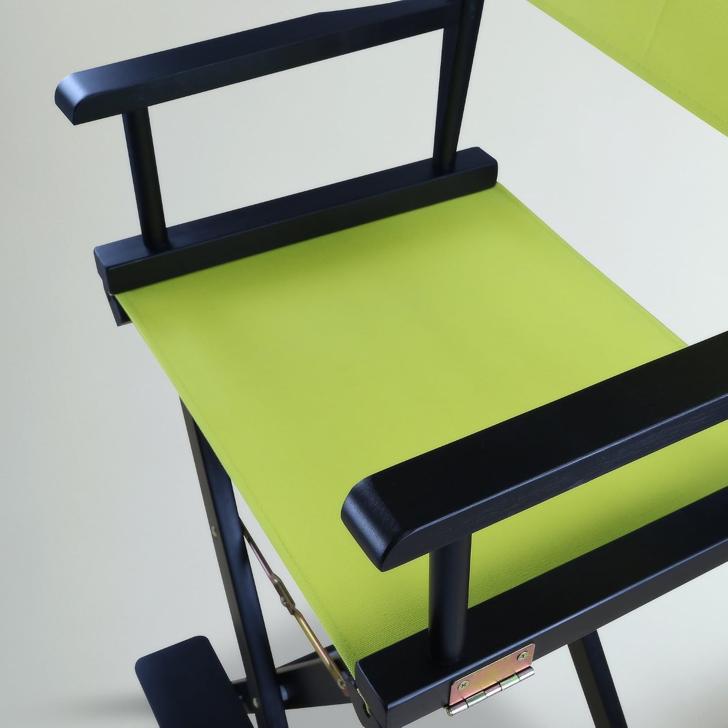 Casual Home 230-02/021-72 30" Black Frame-Lime Green Canvas Director Chair Bar Height, BlackFrame