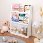 3 Tier Book Shelf,Book Rack, Helps Keep Bedrooms, Playrooms, and Classrooms Organized,White