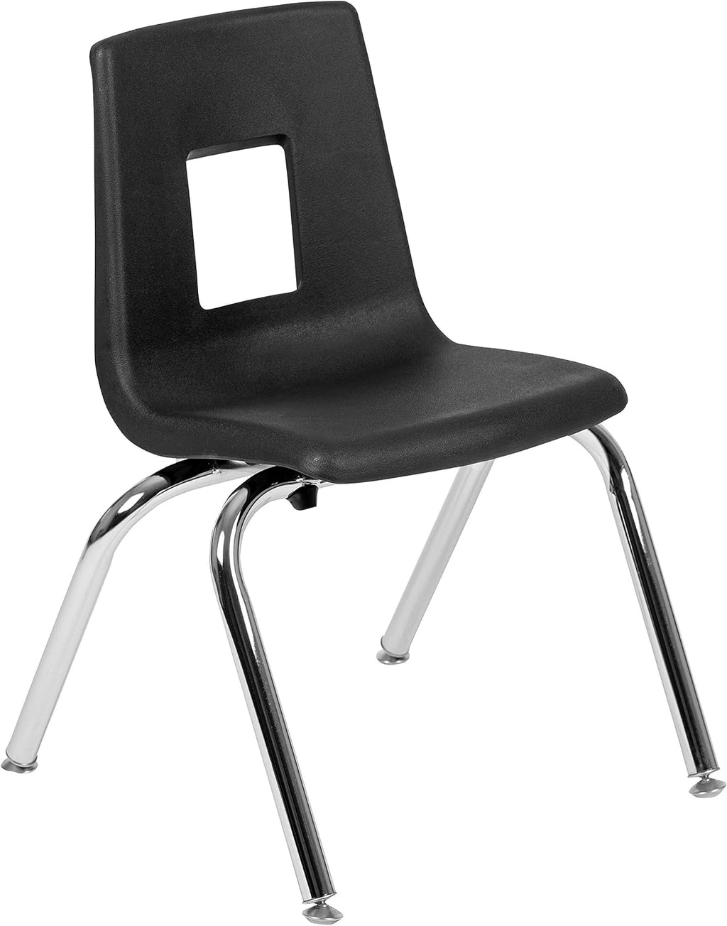 Flash Furniture Mickey Advantage Black Student Stack School Chair - 14-inch