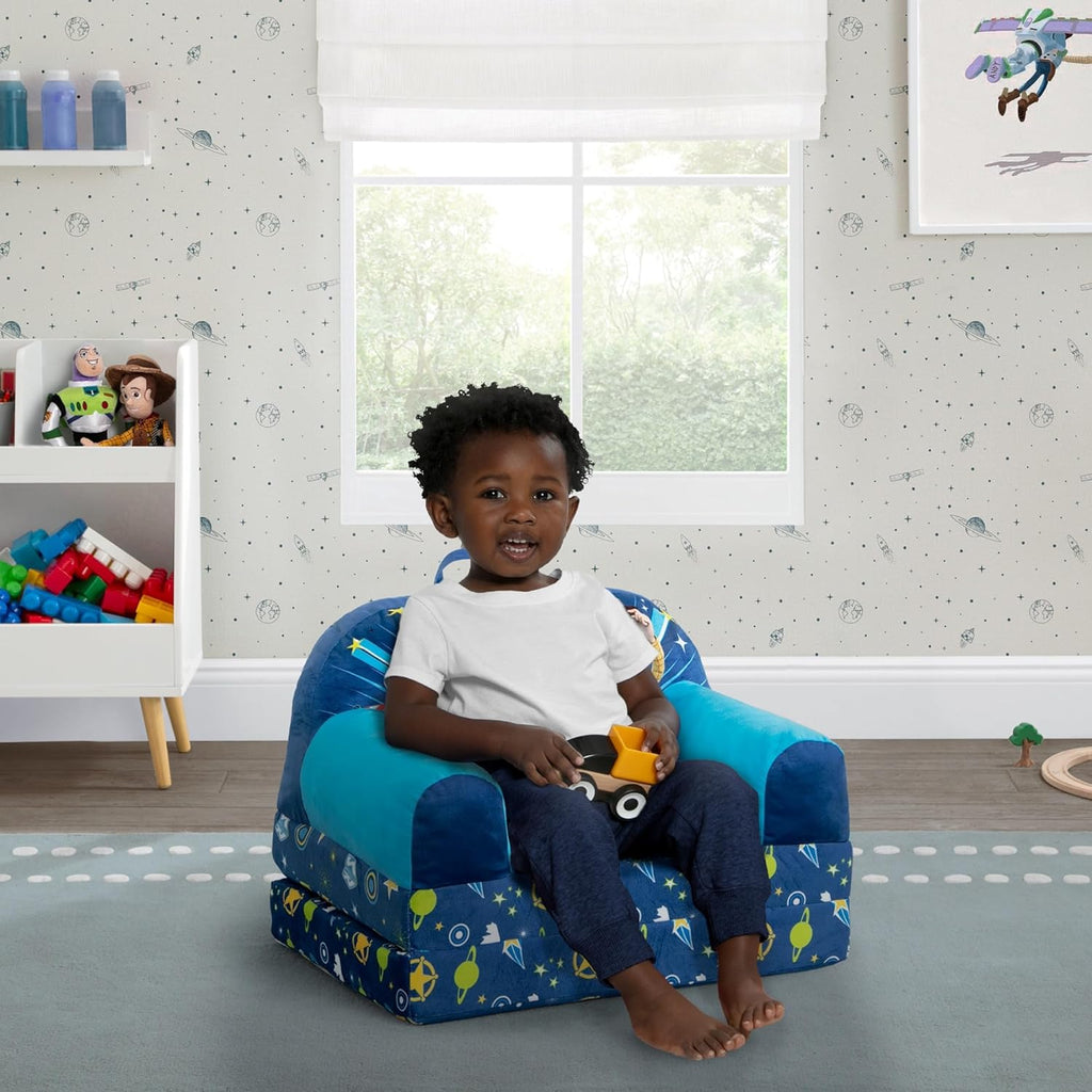 Delta Children - Toy Story Cozee Buddy Flip-Out Kids Chair, Blue