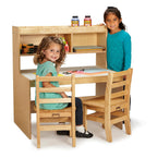 Jonti-Craft Dual Writing Desk,Gold