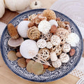 centerpieces Decorative vase & Bowl Filler Balls Potpourri Bags Decorative Bowl Filler Assorted Decorative Balls,Home Fragrance Sachet Vase Filler for Centerpiece Decor