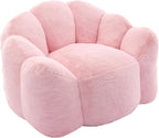 YISHENG Bean Bag Chairs, Large Bean Bag Couch for Adults,Stuffed Single Sofa Chair Comfy Giant Bean Bag Chair with Spacious Design for Playing or Bedroom,Reading Pink
