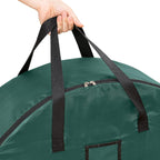 habibee 2 Pack Christmas Wreath Storage Bag, 30 Inches Christmas Large Wreath Container, Waterproof Heavy Duty 420D Oxford Cloth with durable Handles & Sleek Dual Zipper