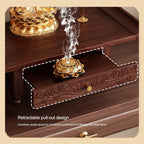 Buddhist Prayer Altar, Wall Hanging Offering Table for Home Decor and Spiritual Activities, Ideal for Living Room and Bedroom