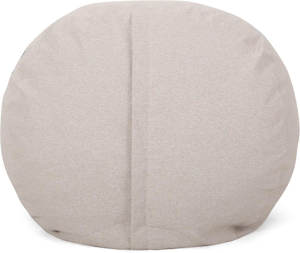 Christopher Knight Home Hudgeons 6.5 Foot Striped Bean Bag - Natural/Brown Stripes