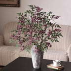 Juxdp 36" Artificial Nandina Berry Stem for Vase - 2 Pcs Realistic Faux Berry Spray, Fake Plant Branches with Stems for DIY Bouquet, Shower, Mantel, Home Decor (Dusty Plum)