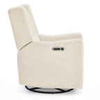 Delta Children Mercer Electronic Power Recliner and Swivel Glider with USB-A and Type-C Ports - Greenguard Gold Certified - Stain-Resistant Performance Fabric is Oeko-TEX Standard 100 Certified, Shell