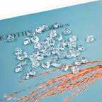 1000PCS Clear Acrylic Gem Stones - 2/4 Inch Fake Diamond Ice Cubes Crystals for Vase Fillers, Table Scatter, Birthday Party Favor, Wedding Decoration, Arts Crafts