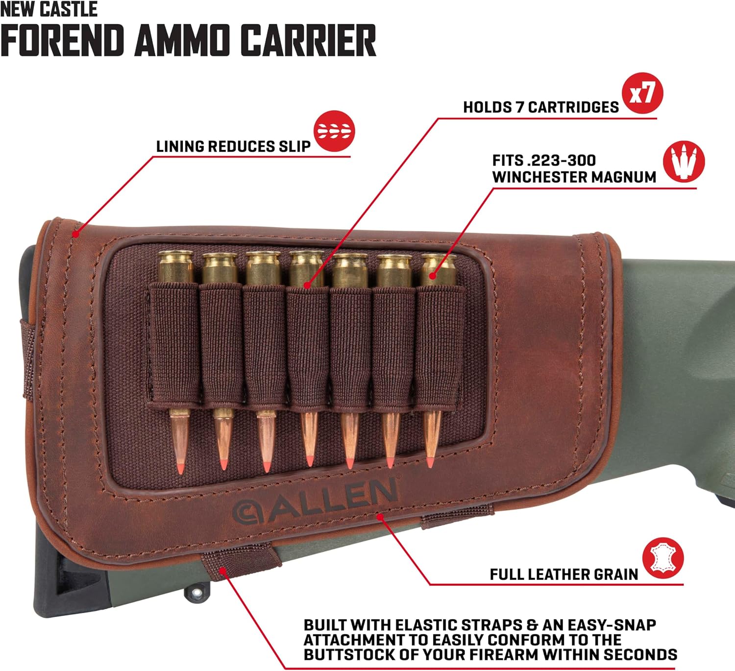 Allen Company Leather Cartridge Carriers