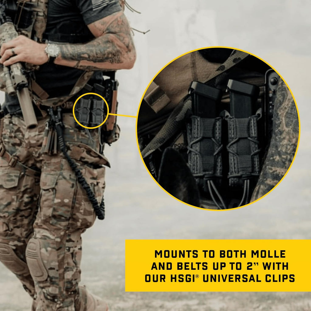 High Speed Gear - X2R Taco MOLLE Mag Pouch, Police Gear & Military Gear, Tactical Magazine Pouch for Professionals