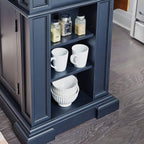 homestyles Americana Black Kitchen Island